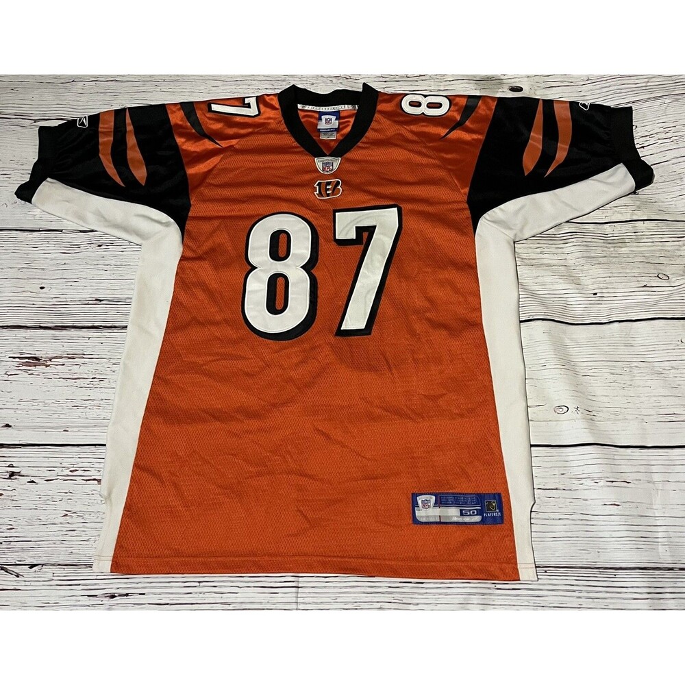 Andre Caldwell Cincinnati Bengals Reebok NFL Jersey Size 50 L Large Rare HTF